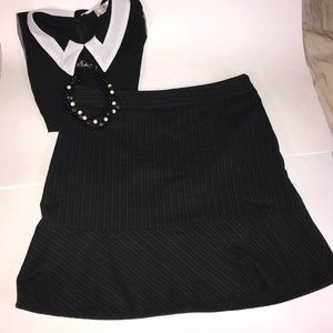 Banana Republic Wool A-line Skirt